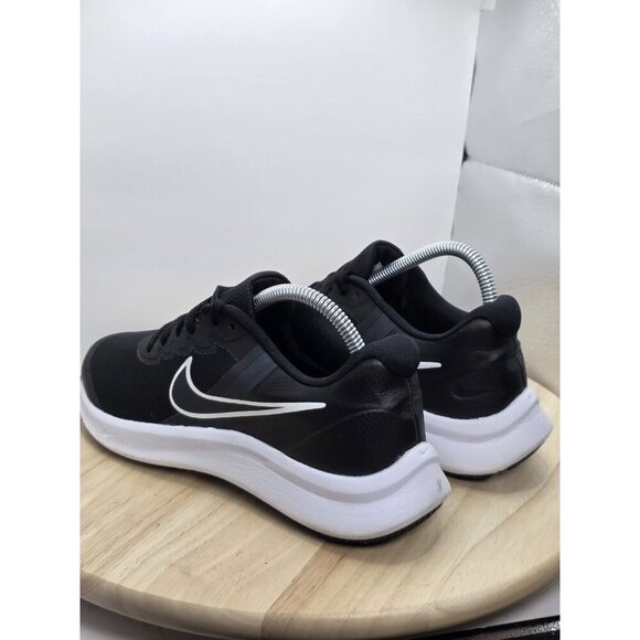Nike Star Runner 3 Black White Running Shoes Sneakers DA2776-003 Womens 7.5/GS 6 - Picture 7 of 9